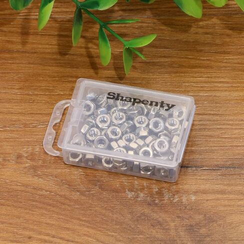 Shapenty 100PCS 3mm Small Stainless Steel Female Thread Hex Screw Nut Fastener Tool, M3 in Saudi Arabia
