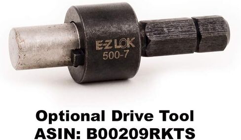 E-Z LOK - 329-801 E-Z Lok Externally Threaded Insert, C12L14 Carbon Steel, Meets AISI 12L14, 1/2"-13 Internal Threads, 3/4"-10 External Threads, 1.000" Length, Made in US (Pack of 5) in Saudi Arabia