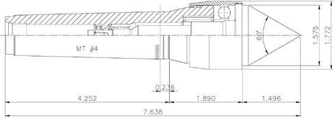 [GG] مركز MT4 CNC المقاوم للماء؛ النوع القياسي 60 درجة (4WP:071004) in Kuwait