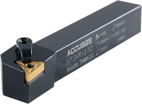 أدوات صناعية Accusize 3/4 بوصة × 5 بوصة الطول الكلي MtTJNR 12-3c حامل أدوات المخرطة مع إدراج TNMG33، اليد اليمنى، 2312-5008 in Saudi Arabia
