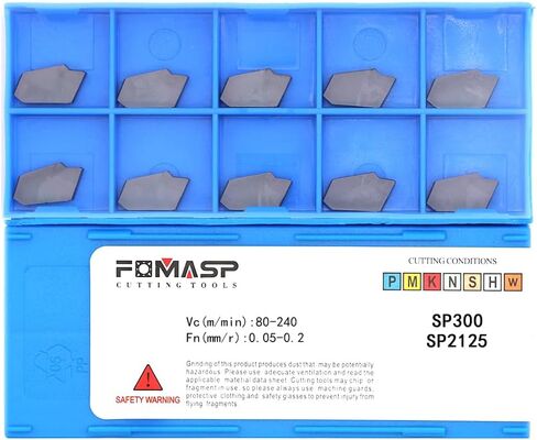 FomaSP GTN-3 (SP300) CNC الحز كربيد إدراج الصلب يصلح ل SPB326 مخرطة أدوات القطع الحز 10 قطعة in Saudi Arabia