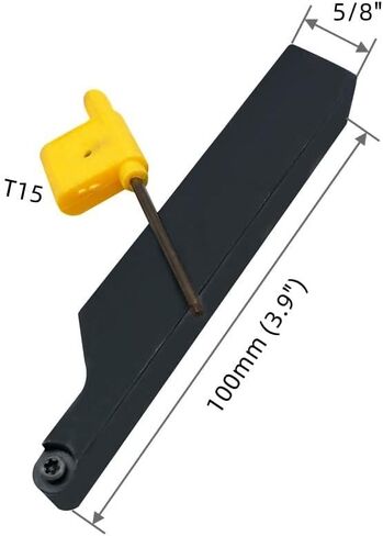 5/8in Indexable Turning Tool Holder MWLNR1616H08 with 11pcs WNMG432 WNMG080408 Carbide Turning Inserts for Stainless Steel and Steel in Kuwait