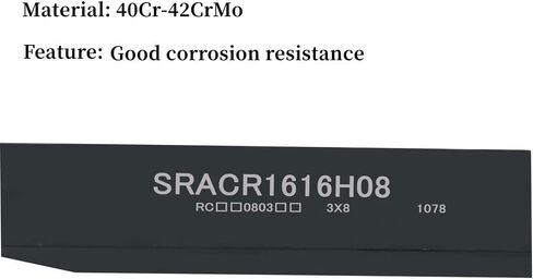 5/8in Indexable Turning Tool Holder MWLNR1616H08 with 11pcs WNMG432 WNMG080408 Carbide Turning Inserts for Stainless Steel and Steel in Kuwait