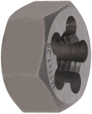 Auniwaig Hex Die M13 x 1.5 درجة من الفولاذ الكربوني، قالب إعادة الخيط السداسي المتري، قالب أنبوب مستدق مسدس، قالب خيط الآلة، لإصلاح الخيوط في الثقوب أو البراغي المقطوعة 1 قطعة in Kuwait
