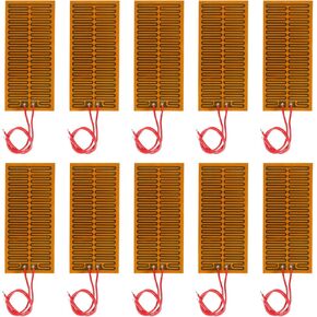 10 PCS 45mmx100mm Film Heater Plate Adhesive Pad, PI Heating Elements Film 24V 30W Strip Heater Adhesive Polyimide Heater Plate in Saudi Arabia