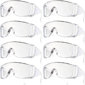 نظارات السلامة الطبية DNZPFU - نظارات واقية لراحة النظارات الزائدة - مثالية للممرضات، نظارات حماية العين للاستخدام في المختبر in Kuwait
