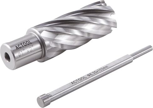 ACTOOL 1" Diameter × 2" Depth of Cut HSS ANNULAR Cutter with 3/4'' Weldon Shank in Saudi Arabia