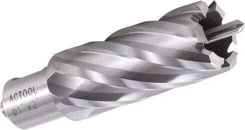 ACTOOL 1" Diameter × 2" Depth of Cut HSS ANNULAR Cutter with 3/4'' Weldon Shank in Saudi Arabia