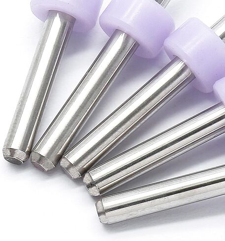 Luomorgo 10 Pcs 1/8" Shank PCB Drill Bits Carbide Tungsten Steel, 0.8mm PCB Print Circuit Board Mini Drill Bit Set for PCB Jewelry CNC Engraving, Yellow in Saudi Arabia