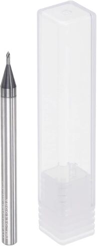 Uxcell اكتشاف لقمة ثقب 2 مللي متر ضياء 4 مللي متر عرقوب 60 درجة كربيد صلب AlTiSin مطلي 2 مزامير مستديرة عرقوب قطع الحفر in Kuwait