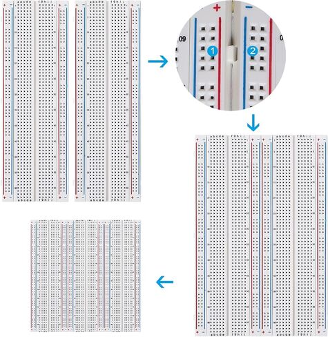 3 Set of Solderless Prototype Breadboard 830 tie Points Breadboard in Kuwait