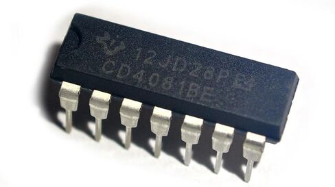 Texas Instruments CD4081BE IC, Quad AND Gate, 2I/P, DIP-14 (Pack of 10) in Saudi Arabia