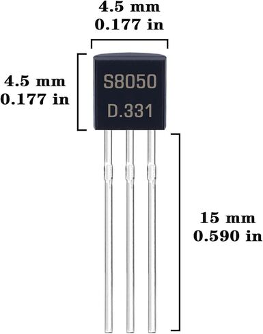 ALLECIN 24 القيم BJT الترانزستور كيت A1015 A733 C945 C1815 S8050 S8550 S9012 S9013 S9014 S9015 S9018 2N7000 2N2222 2N2907 2N3904 2N3906 2N5401 2N5551 BC327 BC337 BC547 BC550 BC557 BC560 الترانزستورات in Kuwait
