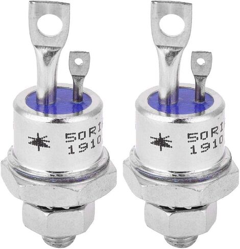 SCR Thyristor, 50RIA120 50A 1200V Bolt Type Thyristor Rectifier, for Conveters Circuit Battery Power Regulated Motor Control (2Pcs) in Saudi Arabia