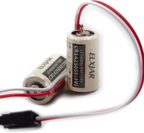 (2-Pack) 3V 600mAh Battery for Allen Bradley 1747-BA, 1769-BA, 1756-BA1 in Saudi Arabia