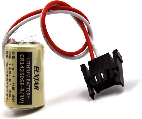 (2-Pack) 3V 600mAh Battery for Allen Bradley 1747-BA, 1769-BA, 1756-BA1 in Saudi Arabia