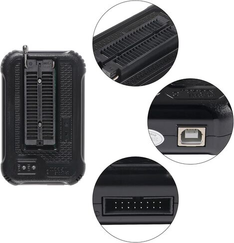 مبرمج T48 TL866-3G يدعم 31000+ ICS لـ EPROM/MCU/SPI/Nor/NAND Flash/EMMC/IC Tester/ TL866CS TL866II Plus مع 9 محولات (مضيف مبرمج T48 + 9 محول) in Kuwait