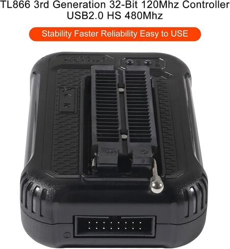 مبرمج T48 TL866-3G يدعم 31000+ ICS لـ EPROM/MCU/SPI/Nor/NAND Flash/EMMC/IC Tester/ TL866CS TL866II Plus مع 9 محولات (مضيف مبرمج T48 + 9 محول) in Kuwait