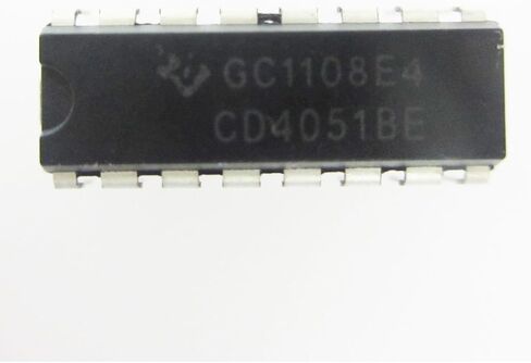 10 قطعة CD4051 DIP-16 واحد 8 قنوات التناظرية معدد IC in Kuwait