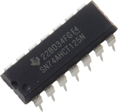 5 قطع SN74AHCT125N 4 قنوات من هورينكتور، 4.5 فولت الى 5.5 فولت مع مدخلات سيموس متوافقة مع TTL ومخرجات 3 حالات. in Saudi Arabia