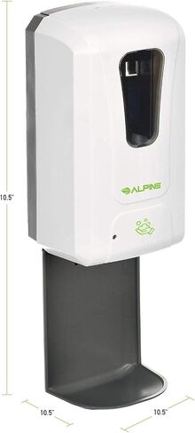 Alpine Automatic Hand Sanitizer Dispenser - Touchless Soap Dispenser for Restaurant, Hospital, School, Hotel, Kitchen and Bathroom -1200mL Foam White in Kuwait