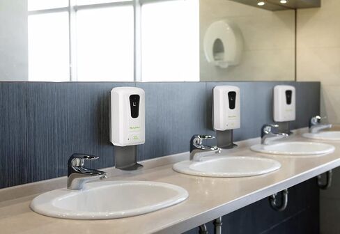 Alpine Automatic Hand Sanitizer Dispenser - Touchless Soap Dispenser for Restaurant, Hospital, School, Hotel, Kitchen and Bathroom -1200mL Foam White in Kuwait