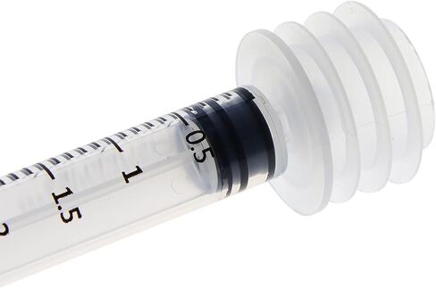 45 Pack Press In Medicine Bottle Adapter for Syringe, 3 Sized Medical Dosing Adaptor for Oral Dispensers, Liquid Medication in Saudi Arabia