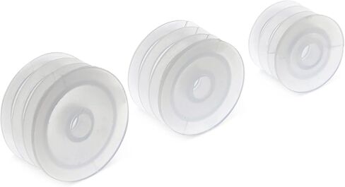 45 Pack Press In Medicine Bottle Adapter for Syringe, 3 Sized Medical Dosing Adaptor for Oral Dispensers, Liquid Medication in Saudi Arabia