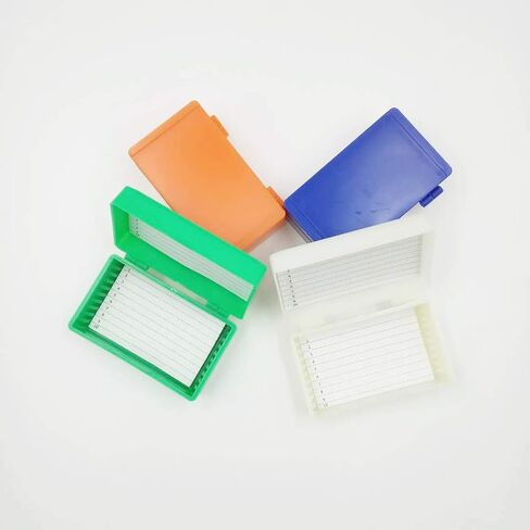 10-Place Microscope Slide Box Microslide Slide Box Pack of 4 in Saudi Arabia