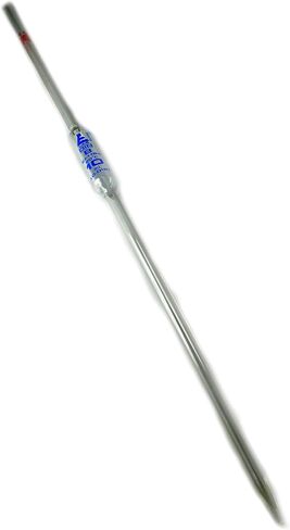 ماصة على شكل لمبة، 10 مل - الفئة ب، التسامح ±0.040 - تدرجات زرقاء - رمز اللون، أحمر - زجاج البورسليكات - Eisco Labs in Kuwait