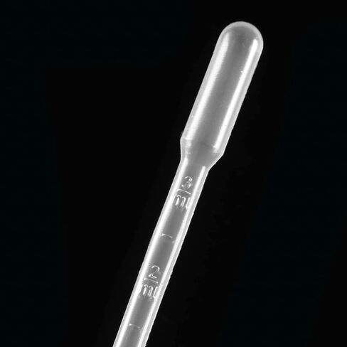 100 قطعة من Eowpower ماصات نقل باستور بلاستيكية متدرجة سعة 3 مل in Kuwait