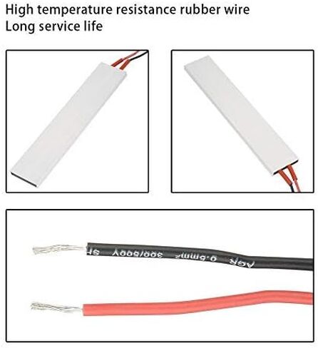 150 * 28.5mm PTC Heating Plate, Ceramic Electric Heating Plate, with High Temperature Resistance PTC Thermostat Heating Element (12V 220℃) Component Heater in Saudi Arabia