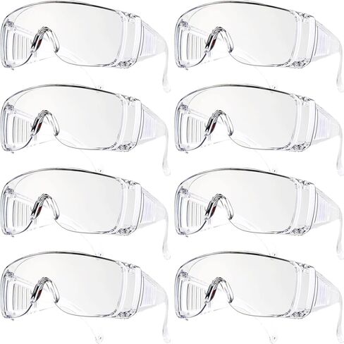 نظارات السلامة الطبية DNZPFU - نظارات واقية لراحة النظارات الزائدة - مثالية للممرضات، نظارات حماية العين للاستخدام في المختبر in Kuwait