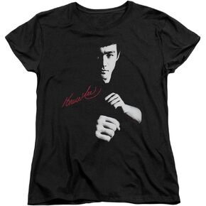 Womens: Bruce Lee - The Dragon Awaits Ladies T-Shirt Size M in Kuwait