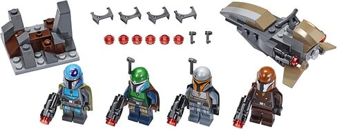 LEGO Star Wars Mandalorian Battle Pack 75267 Mandalorian Shock Troopers and Speeder Bike Building Kit; Great Gift Idea for Any Fan of Star Wars: The Mandalorian TV Series (102 Pieces) in Saudi Arabia