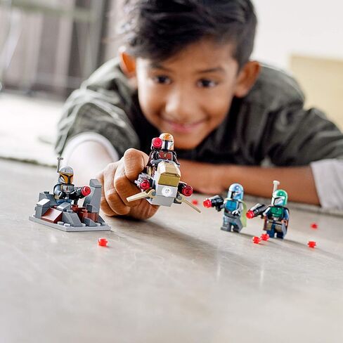LEGO Star Wars Mandalorian Battle Pack 75267 Mandalorian Shock Troopers and Speeder Bike Building Kit; Great Gift Idea for Any Fan of Star Wars: The Mandalorian TV Series (102 Pieces) in Saudi Arabia