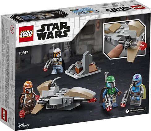 LEGO Star Wars Mandalorian Battle Pack 75267 Mandalorian Shock Troopers and Speeder Bike Building Kit; Great Gift Idea for Any Fan of Star Wars: The Mandalorian TV Series (102 Pieces) in Saudi Arabia