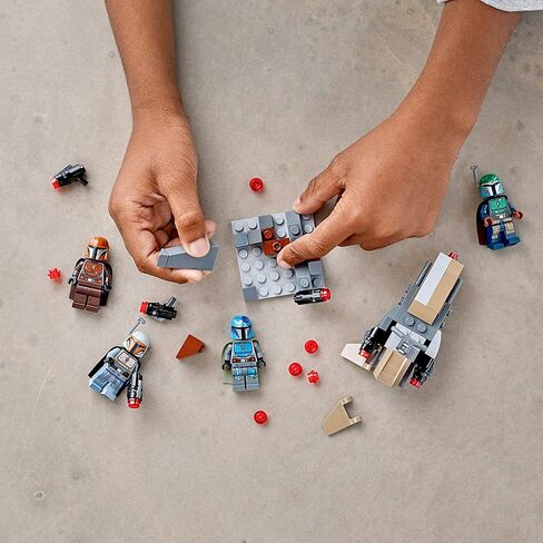 LEGO Star Wars Mandalorian Battle Pack 75267 Mandalorian Shock Troopers and Speeder Bike Building Kit; Great Gift Idea for Any Fan of Star Wars: The Mandalorian TV Series (102 Pieces) in Saudi Arabia