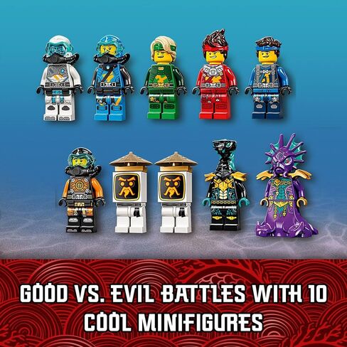 LEGO Ninjago Hydro Bounty 71756 Building Toy Set for Kids, Boys, and Girls Ages 9+ (1,159 Pieces) in Saudi Arabia