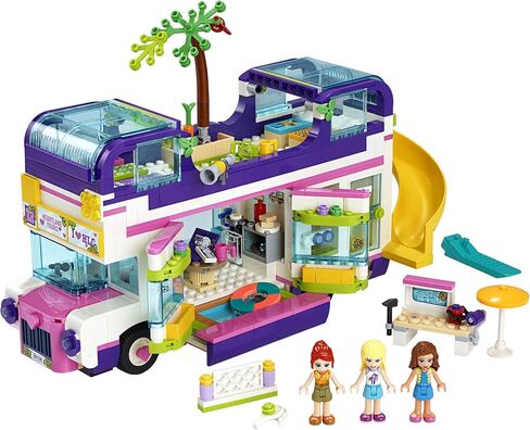 LEGO Friends Friendship Bus 41395 Heartlake City Toy Playset Building Kit Promotes Hours of Creative Play (778 Pieces) in Saudi Arabia
