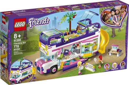 LEGO Friends Friendship Bus 41395 Heartlake City Toy Playset Building Kit Promotes Hours of Creative Play (778 Pieces) in Saudi Arabia