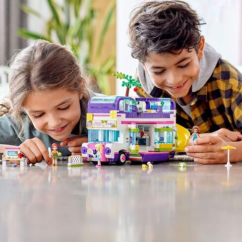 LEGO Friends Friendship Bus 41395 Heartlake City Toy Playset Building Kit Promotes Hours of Creative Play (778 Pieces) in Saudi Arabia