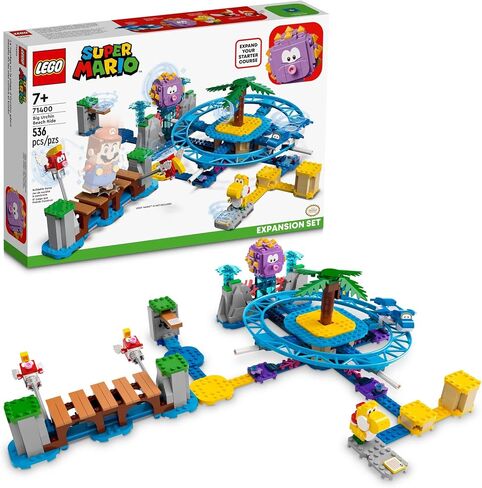 LEGO Super Mario Big Urchin Beach Ride Expansion Set 71400 Building Kit; Collectible Toy for Kids Aged 7 and up (536 Pieces) in Saudi Arabia