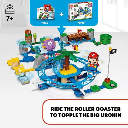 LEGO Super Mario Big Urchin Beach Ride Expansion Set 71400 Building Kit; Collectible Toy for Kids Aged 7 and up (536 Pieces) in Saudi Arabia