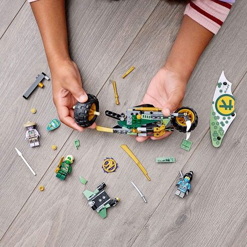 LEGO NINJAGO Lloyd’s Jungle Chopper Bike 71745 Building Kit; Ninja Bike Toy Featuring NINJAGO Lloyd and NYA Minifigures, New 2021 (183 Pieces); Top Toy for Kids Who Love Action-Packed Creative Play in Saudi Arabia