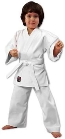 ProForce 6oz Student Karate Gi / Uniform - White - Size 8 in Saudi Arabia