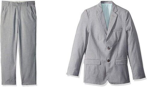 Calvin Klein Boys' Flat Front Dress Pant and Blazer Jacket in Kuwait