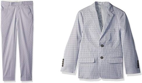 Calvin Klein Boys' Flat Front Dress Pant and Blazer Jacket in Kuwait