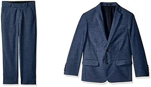 Calvin Klein Boys' Flat Front Dress Pant and Blazer Jacket in Kuwait