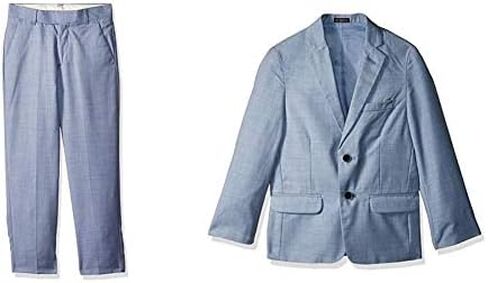 Calvin Klein Boys' Flat Front Dress Pant and Blazer Jacket in Kuwait